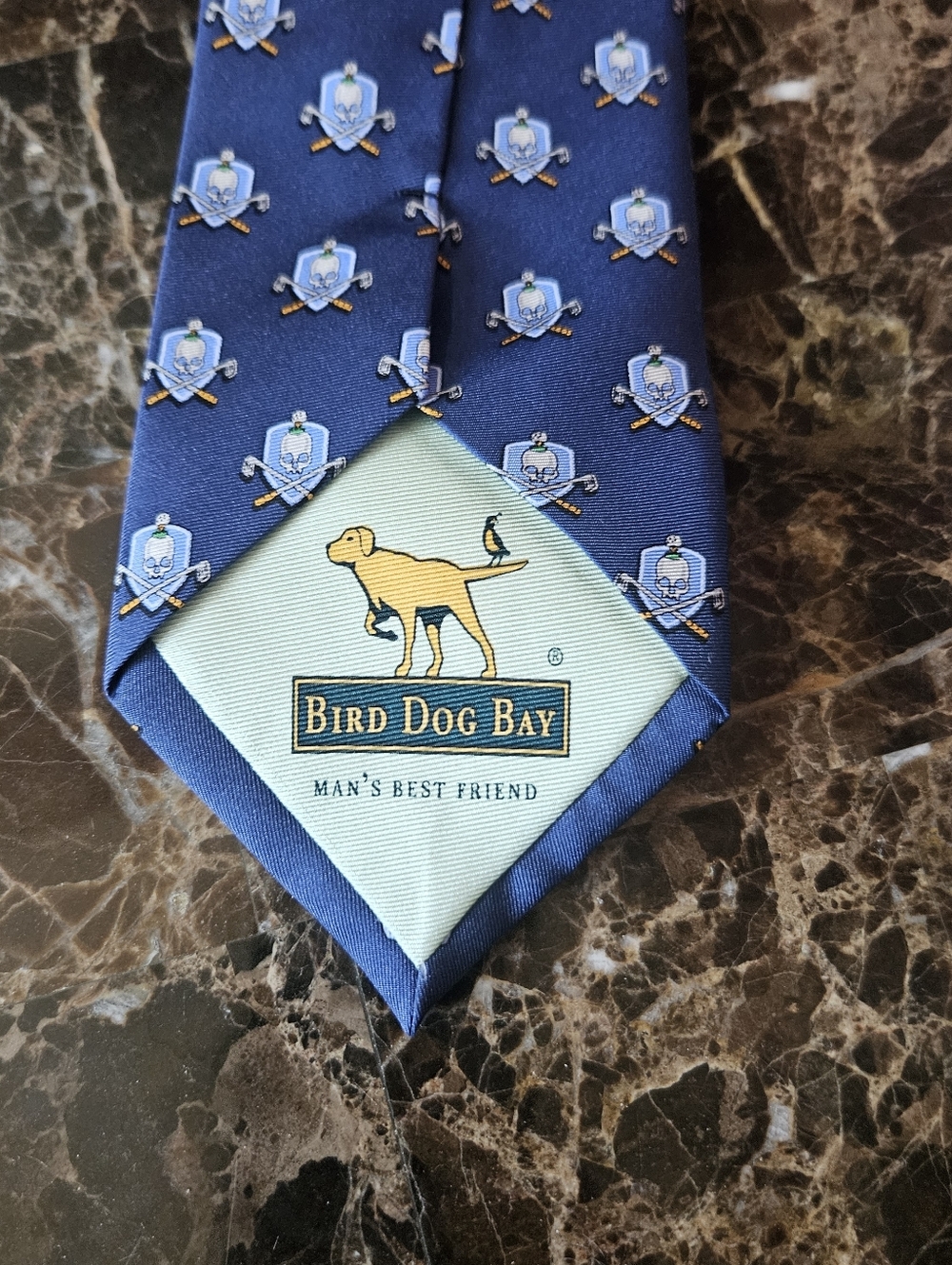 Skulls Tie, BIRD DOG BAG Mens Tie